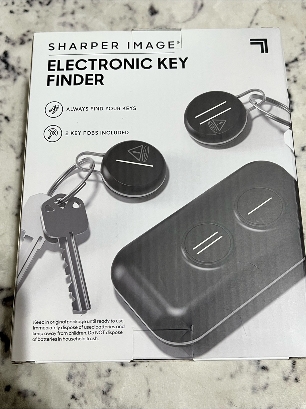 New Sharper Image Electronic Key Finder Set